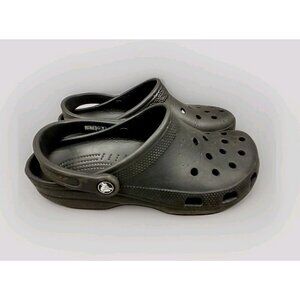 Crocs Classic Clogs Black Shoes Sandal Slip On M 7 W 9 Original READ